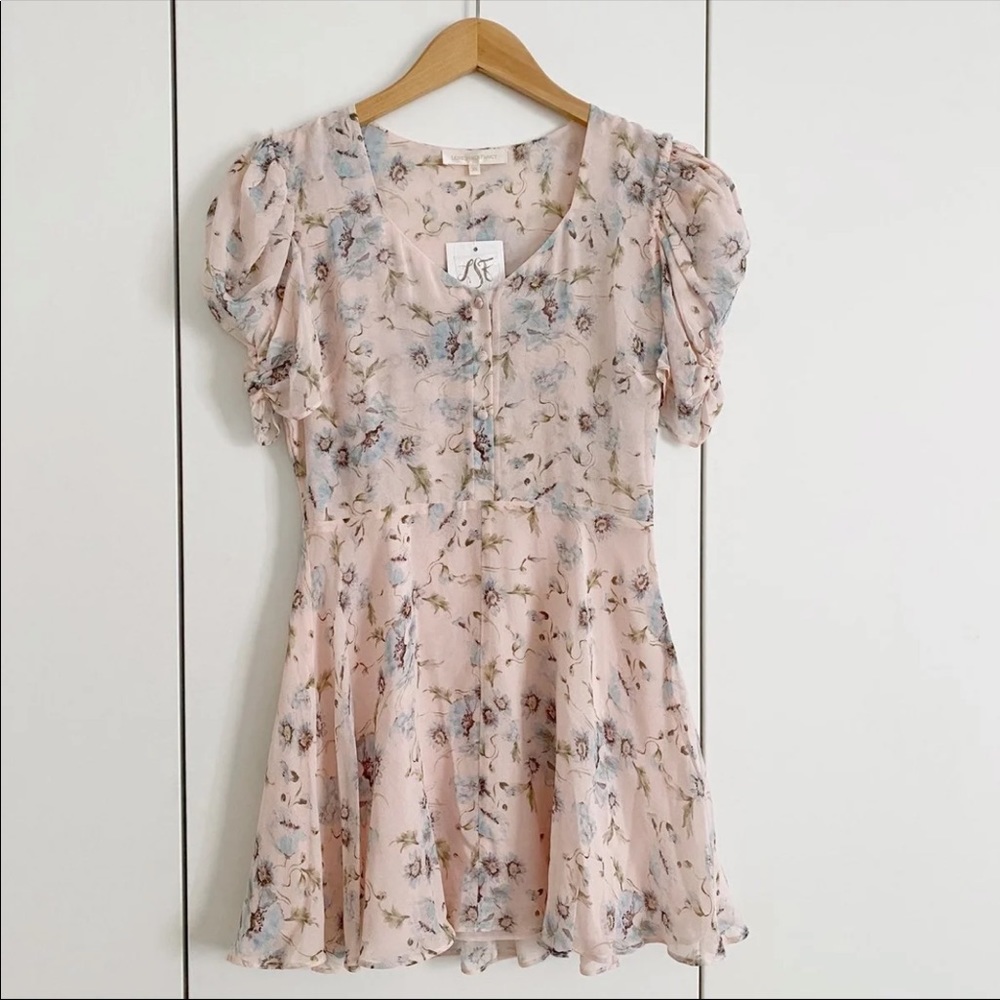 Loveshackfancy Cora Silk floral dress - Picture 4 of 6